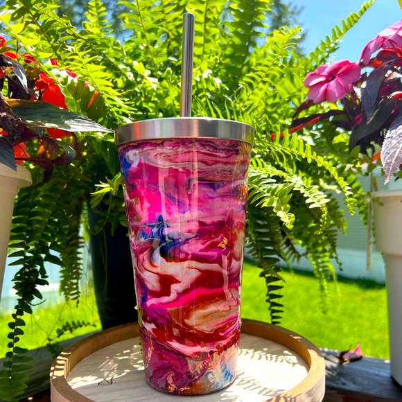 ArtistrybyJenaka Other - 🍀 2/$60 Tumbler with Straw